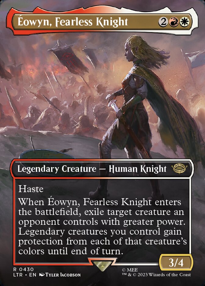 Éowyn, Fearless Knight 430 (Universes Beyond: The Lord of the Rings: Tales of Middle-earth)  - Borderless | Good Games Adelaide SA