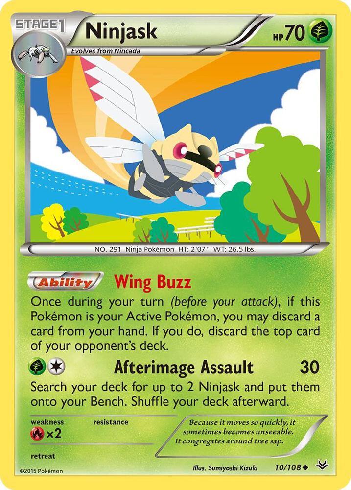Ninjask 10/108 (XY - Roaring Skies)  | Good Games Adelaide SA