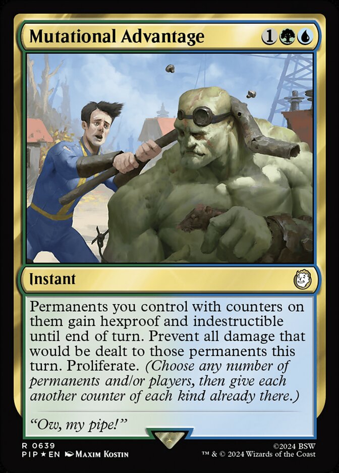 Mutational Advantage 639 (Universes Beyond: Fallout)  - Foil | Good Games Adelaide SA
