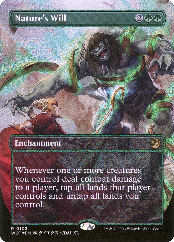 Nature's Will 102/0 (Wilds of Eldraine: Enchanting Tales)  - Confetti Foil | Good Games Adelaide SA