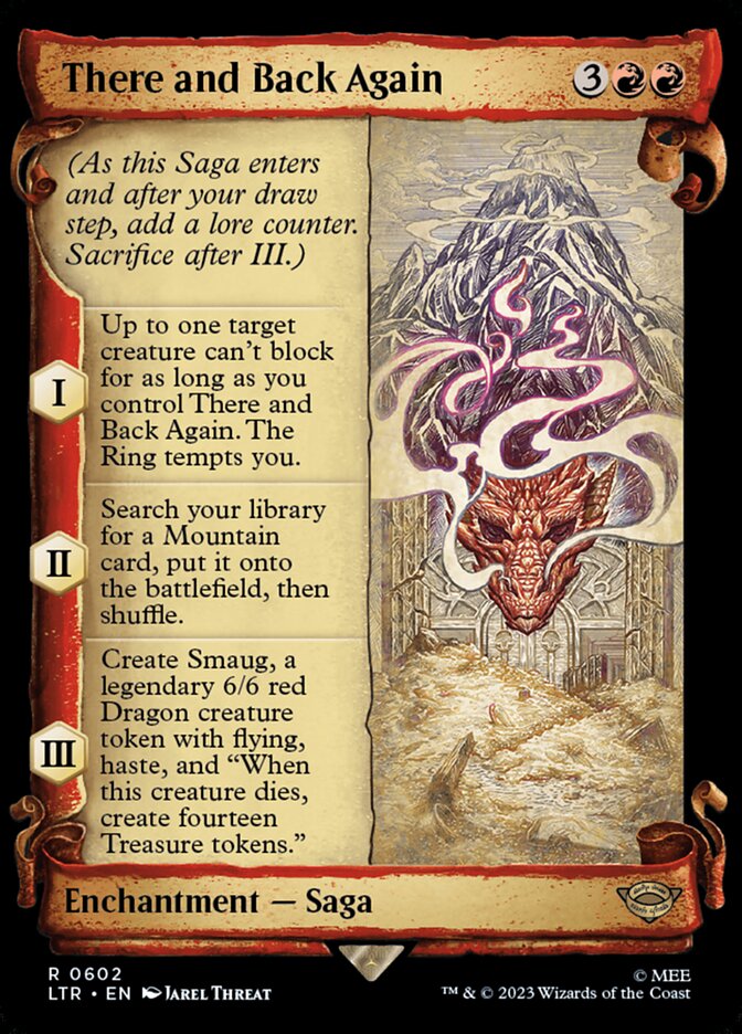There and Back Again 602 (Universes Beyond: The Lord of the Rings: Tales of Middle-earth)  - Showcase Scroll | Good Games Adelaide SA