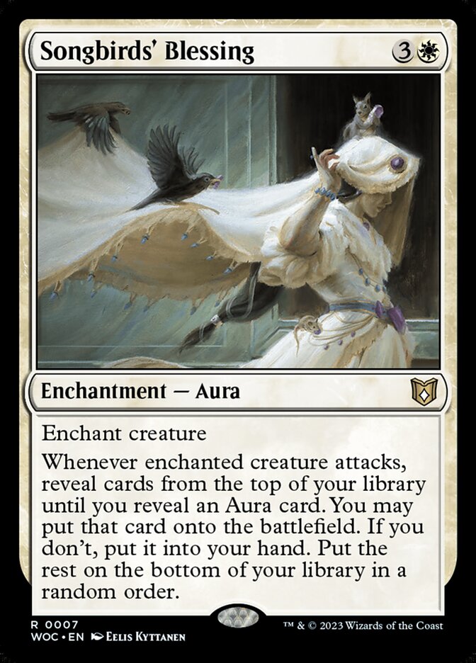 Songbirds' Blessing 7 (Commander: Wilds of Eldraine)  | Good Games Adelaide SA