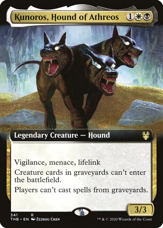 Kunoros, Hound of Athreos 341 (Theros Beyond Death)  - Foil | Good Games Adelaide SA