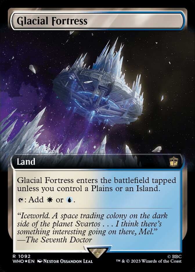 Glacial Fortress 1092 (Universes Beyond: Doctor Who)  - Foil | Good Games Adelaide SA