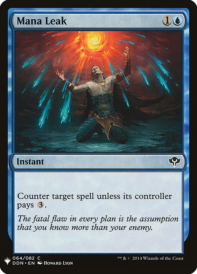 Mana Leak 64 (The List Reprints)  | Good Games Adelaide SA