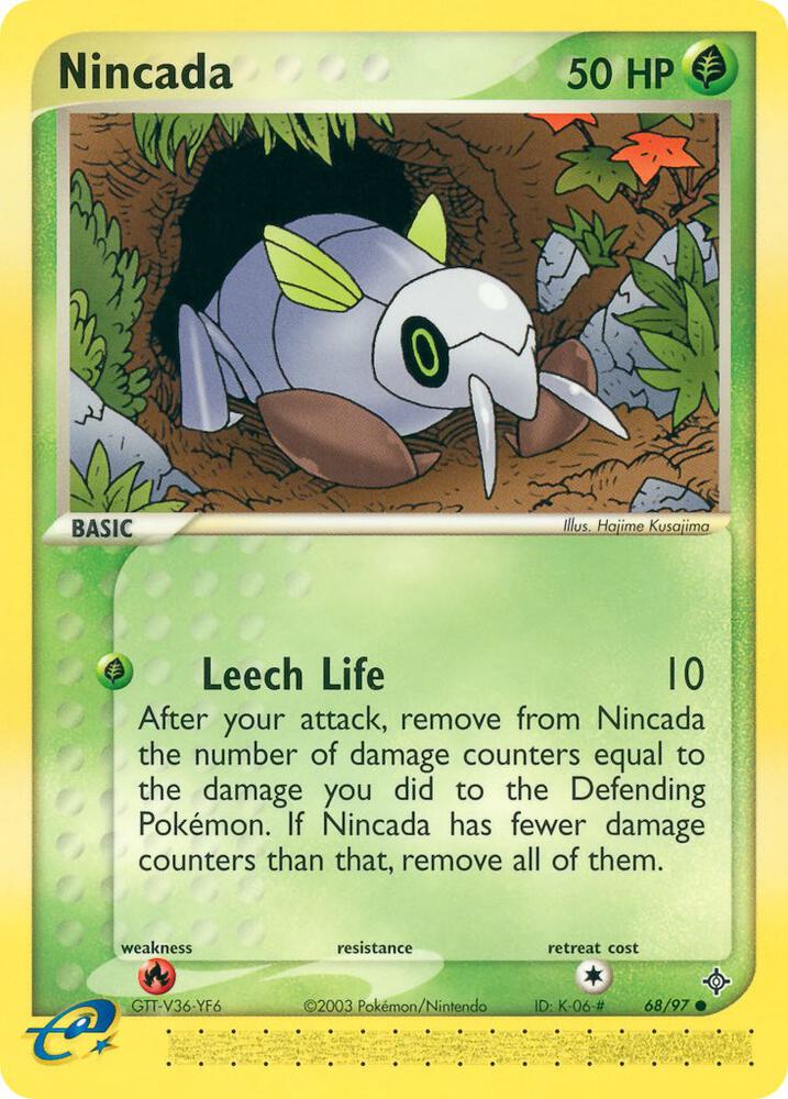 Nincada 68/97 (Dragon)  - Reverse Holofoil | Good Games Adelaide SA