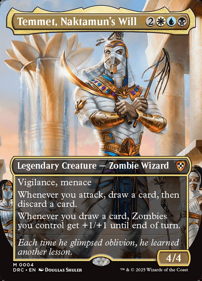 Temmet, Naktamun's Will 4 (Commander: Aetherdrift)  - Foil | Good Games Adelaide SA