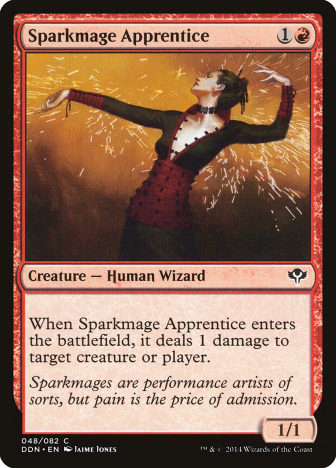 Sparkmage Apprentice 48 (Duel Decks: Speed vs. Cunning)  | Good Games Adelaide SA