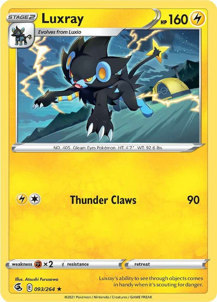 Luxray 093/264 (SWSH08: Fusion Strike)  | Good Games Adelaide SA