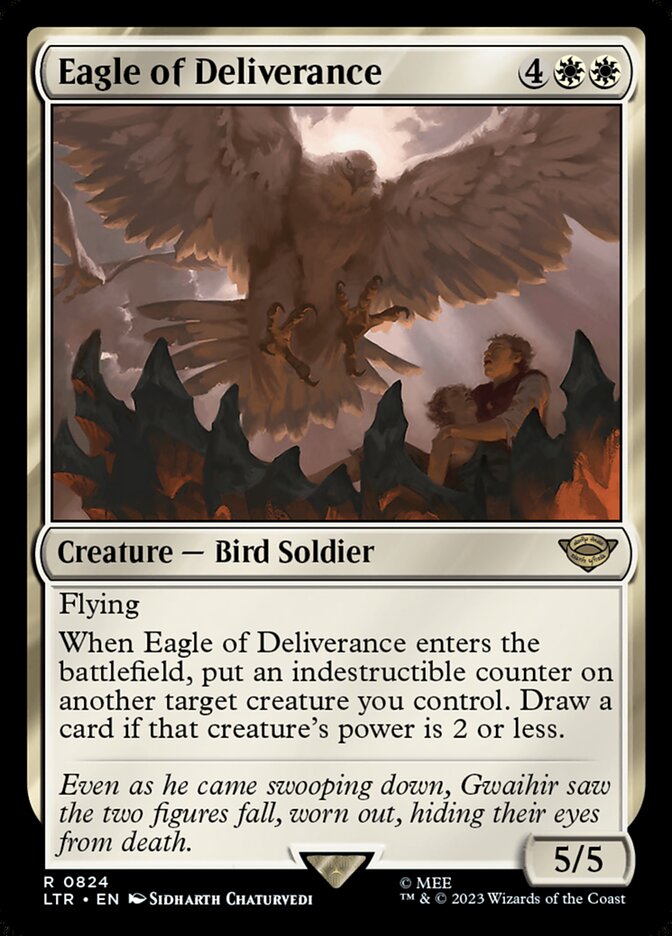Eagle of Deliverance 824 (Universes Beyond: The Lord of the Rings: Tales of Middle-earth)  | Good Games Adelaide SA