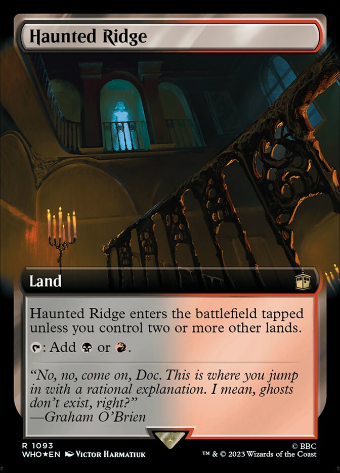 Haunted Ridge 1093 (Universes Beyond: Doctor Who)  - Foil | Good Games Adelaide SA