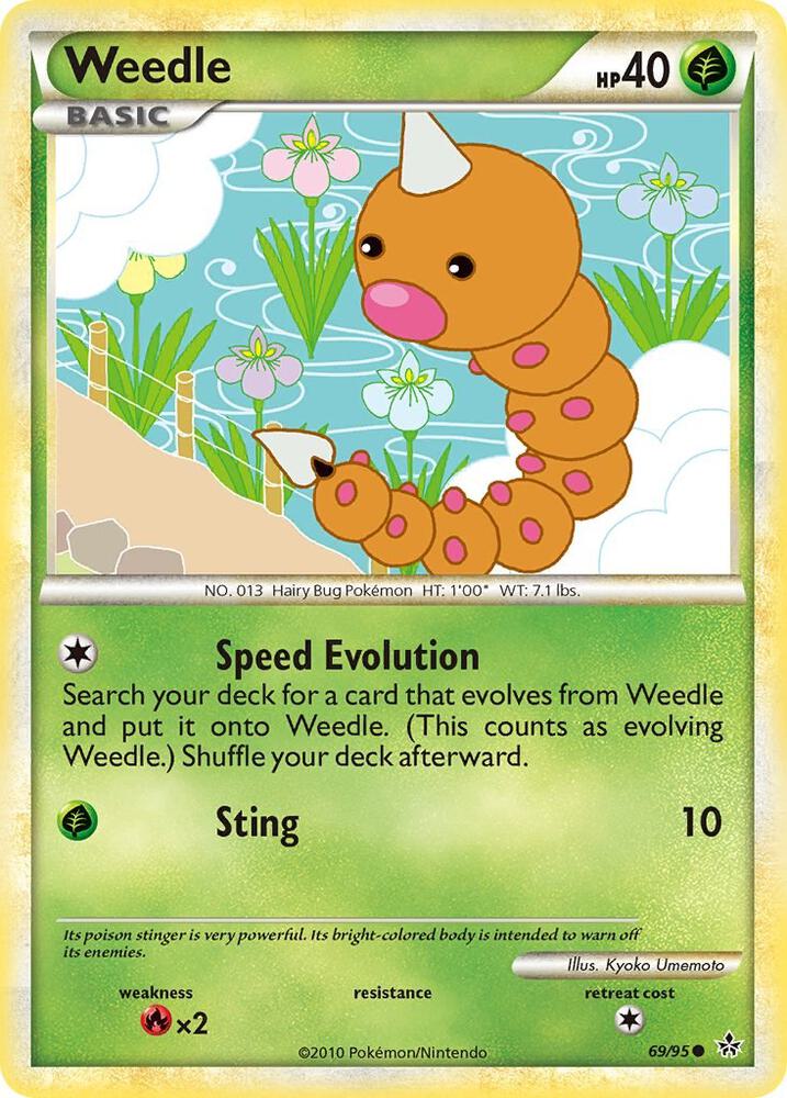 Weedle 69/95 (Unleashed)  | Good Games Adelaide SA