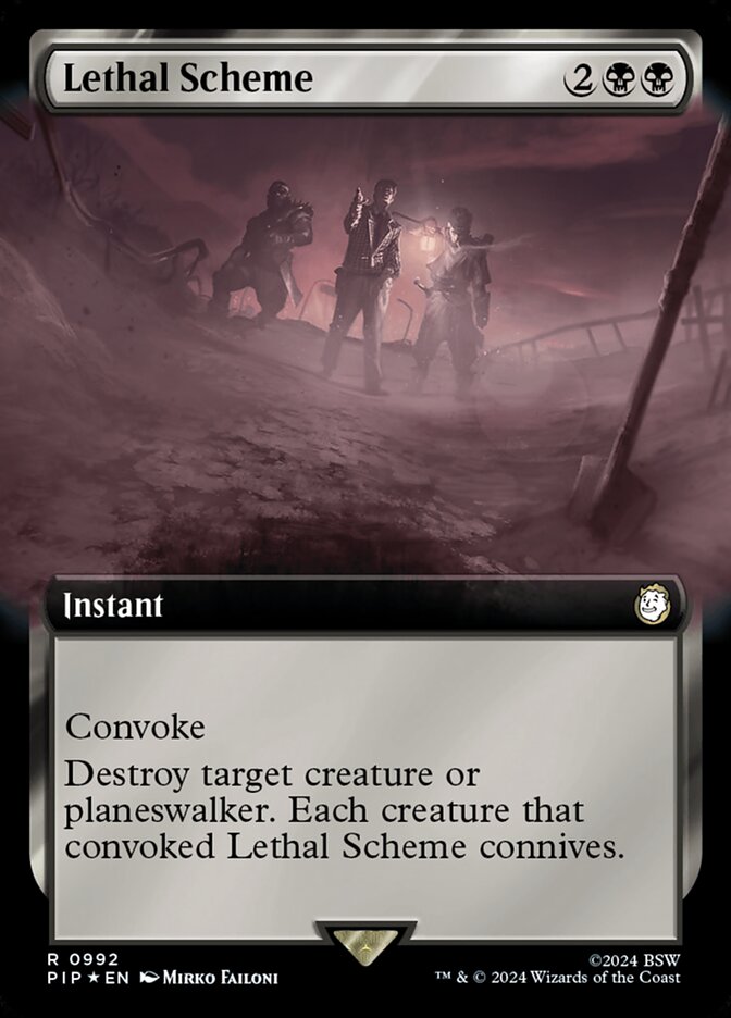 Lethal Scheme 992 (Universes Beyond: Fallout)  - Foil | Good Games Adelaide SA