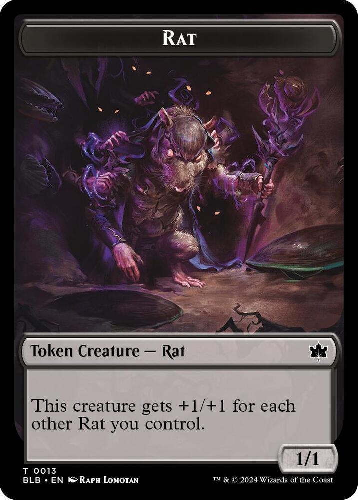 Rat Token 13 (Bloomburrow)  | Good Games Adelaide SA
