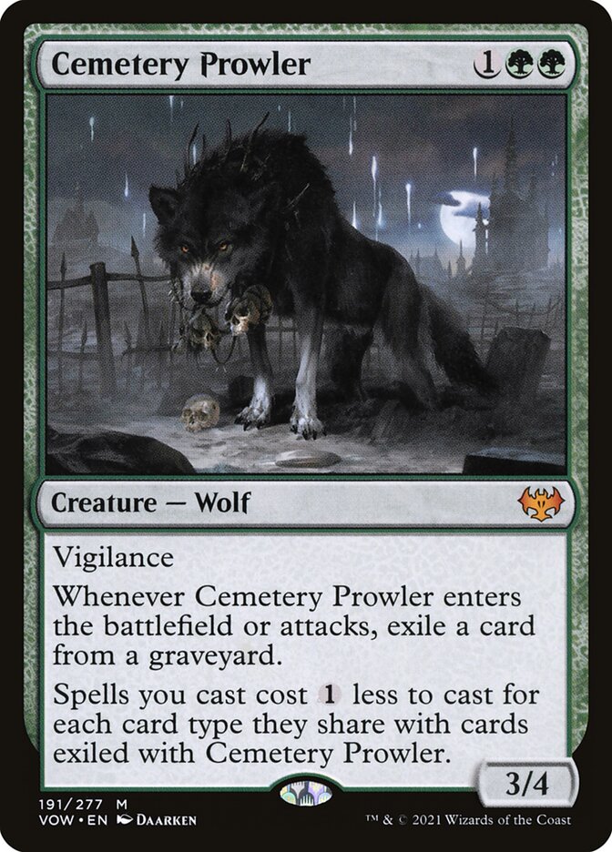 Cemetery Prowler 191 (Innistrad: Crimson Vow)  | Good Games Adelaide SA