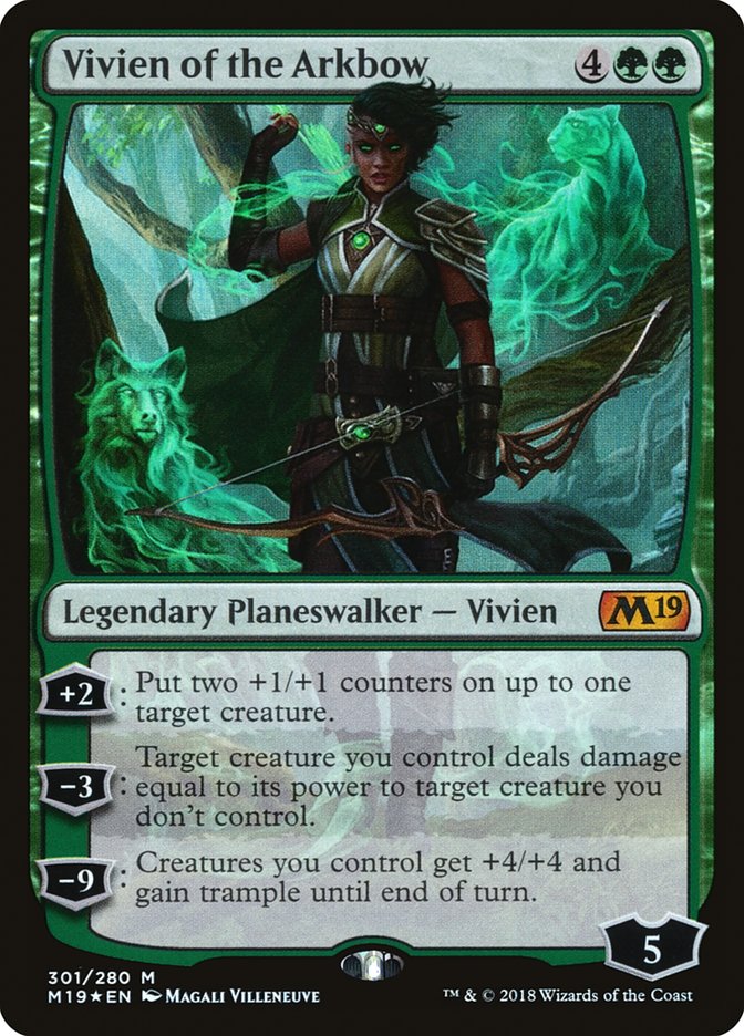 Vivien of the Arkbow 301 (Core Set 2019)  - Foil | Good Games Adelaide SA