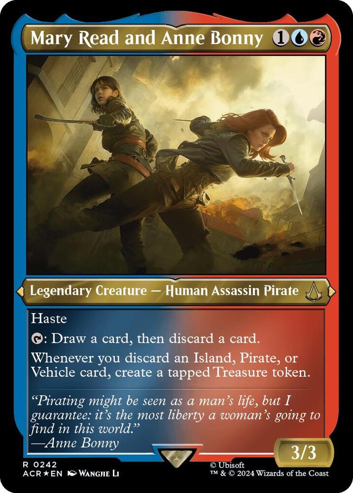Mary Read and Anne Bonny 242 (Universes Beyond: Assassin's Creed)  - Foil | Good Games Adelaide SA