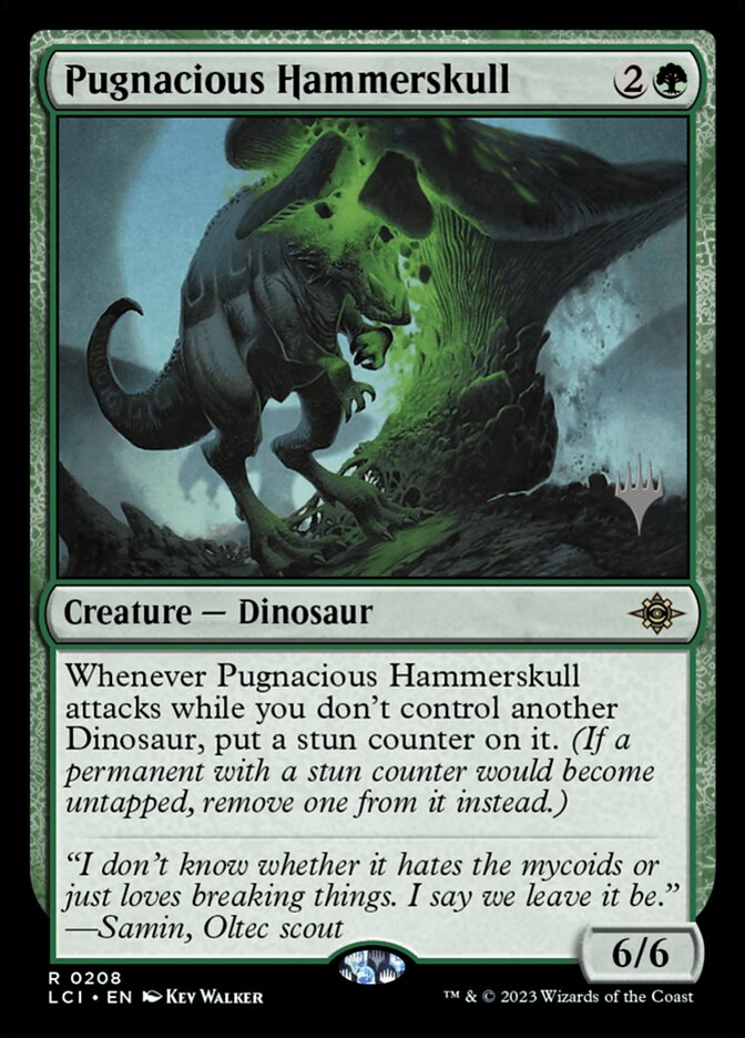 Pugnacious Hammerskull 208 (Promo Pack: The Lost Caverns of Ixalan)  - Foil | Good Games Adelaide SA