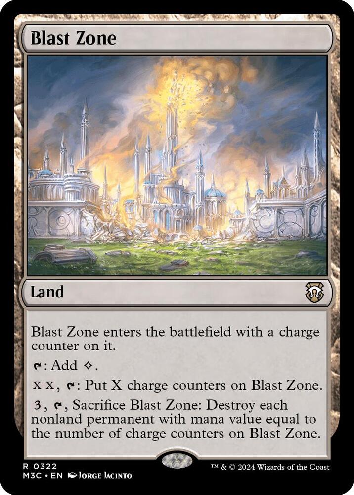 Blast Zone 322/411 (Commander: Modern Horizons 3)  - Ripple Foil | Good Games Adelaide SA