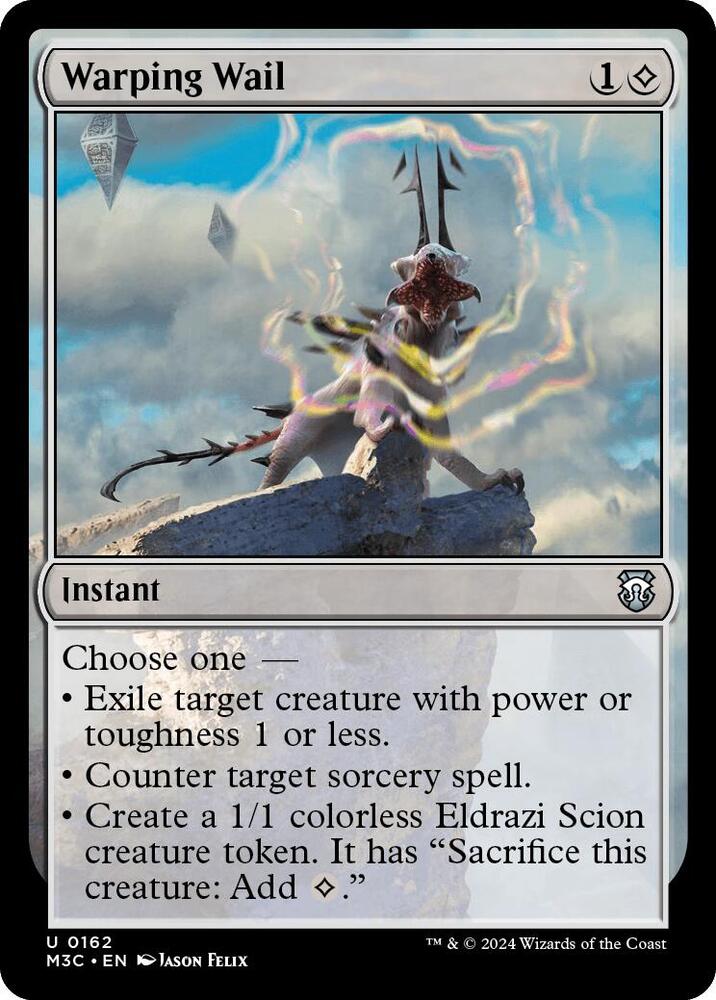 Warping Wail 162/411 (Commander: Modern Horizons 3)  - Ripple Foil | Good Games Adelaide SA