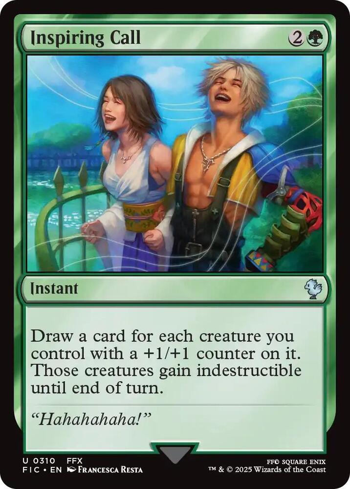 Inspiring Call 310 (Commander: FINAL FANTASY)  - Foil | Good Games Adelaide SA