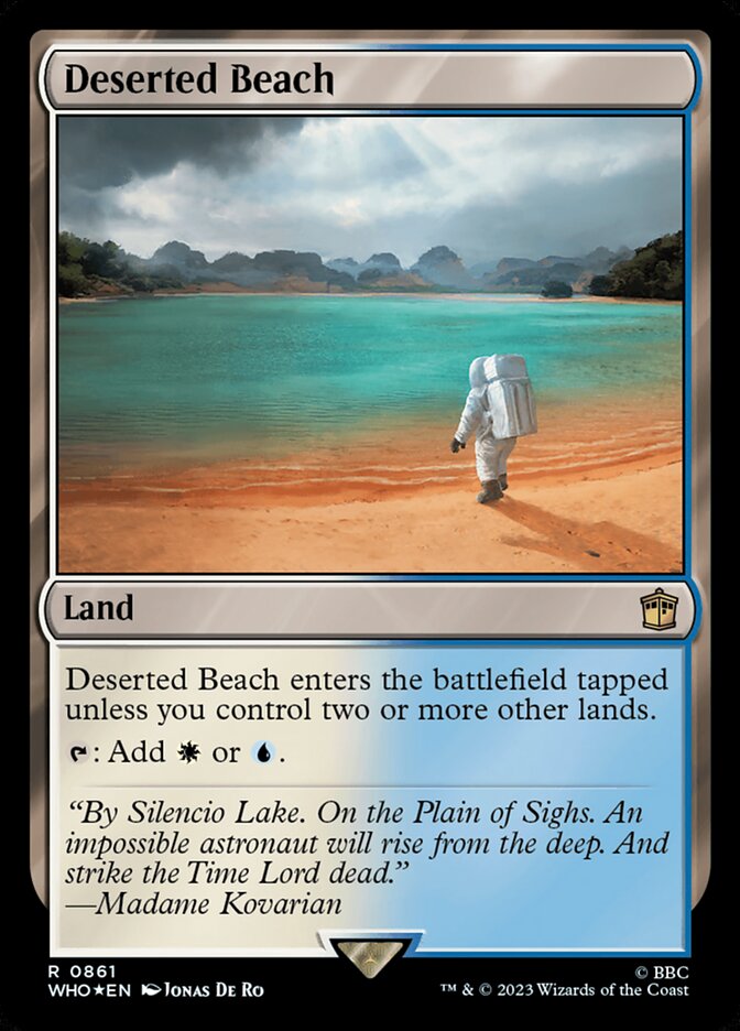 Deserted Beach 861 (Universes Beyond: Doctor Who)  - Foil | Good Games Adelaide SA