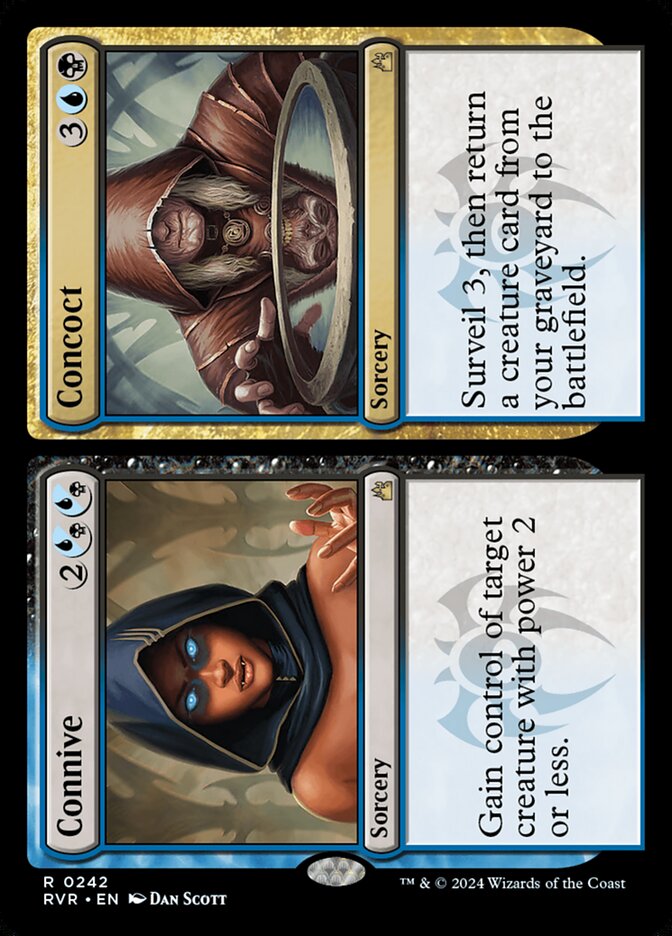 Connive // Concoct 242 (Ravnica Remastered)  - Foil | Good Games Adelaide SA