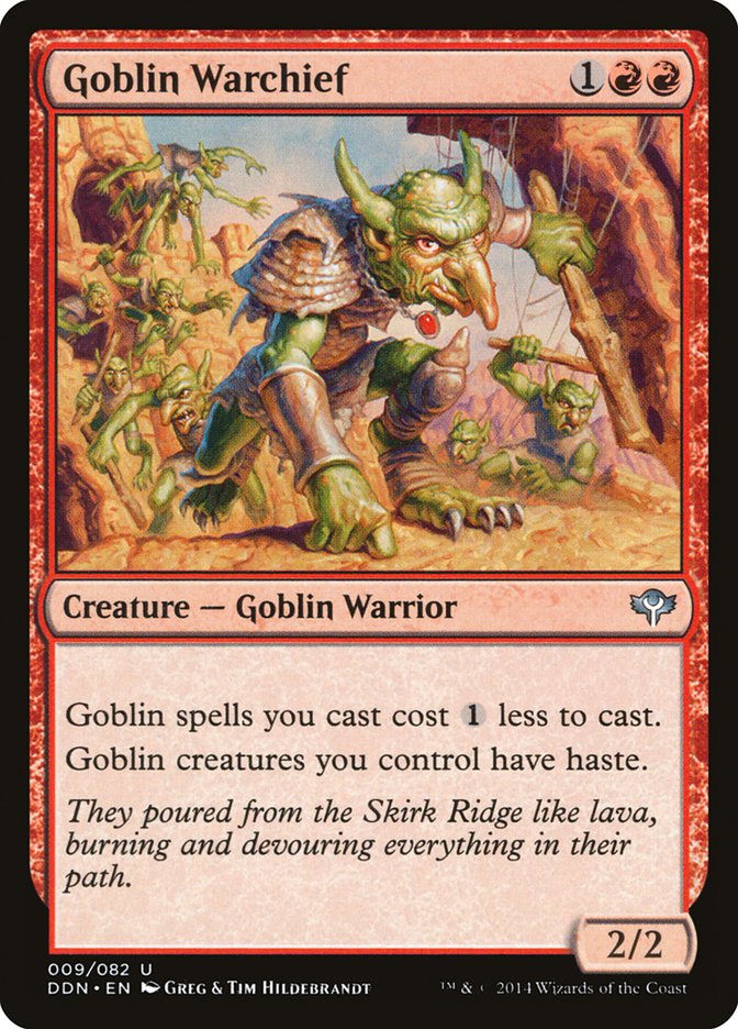 Goblin Warchief 9 (Duel Decks: Speed vs. Cunning)  | Good Games Adelaide SA