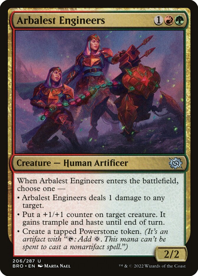 Arbalest Engineers 206 (The Brothers' War)  - Foil | Good Games Adelaide SA