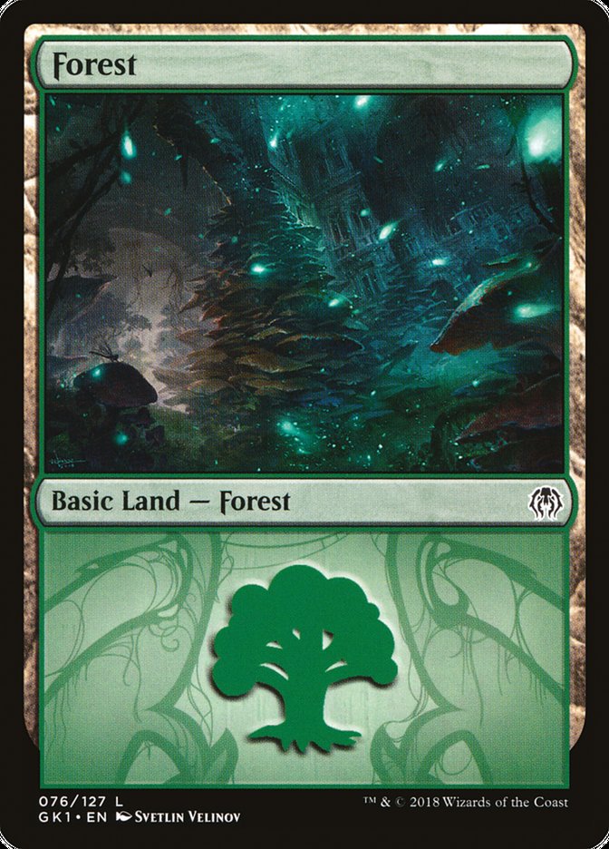 Forest 76 (Guilds of Ravnica: Guild Kits)  | Good Games Adelaide SA