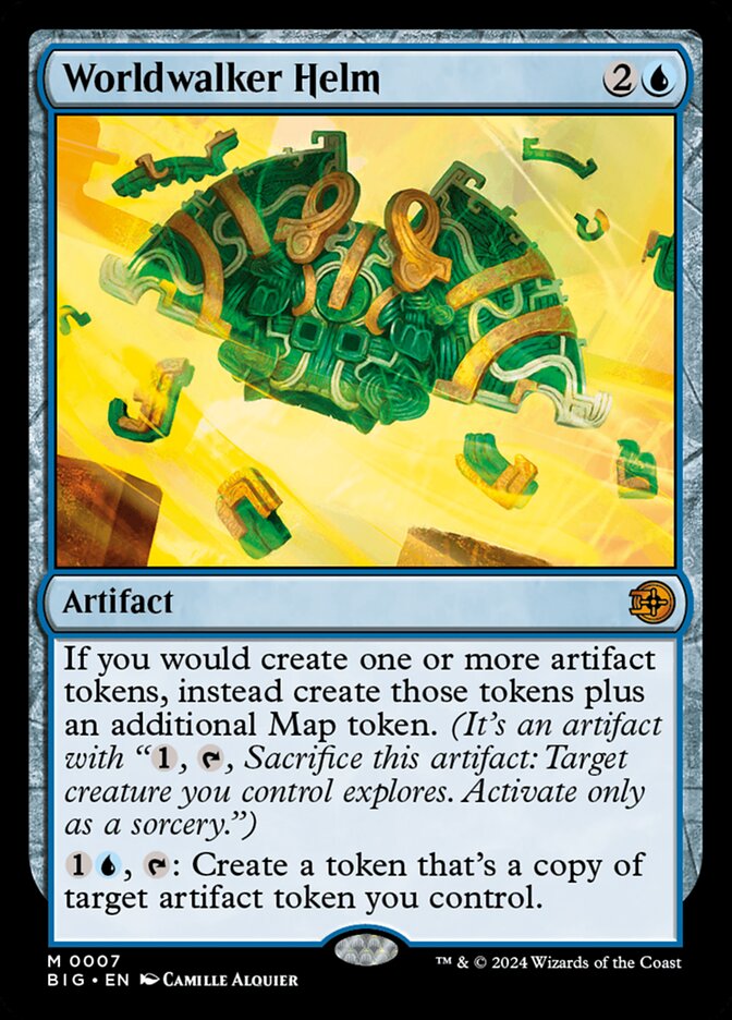 Worldwalker Helm 7 (Outlaws of Thunder Junction: The Big Score)  - Foil | Good Games Adelaide SA