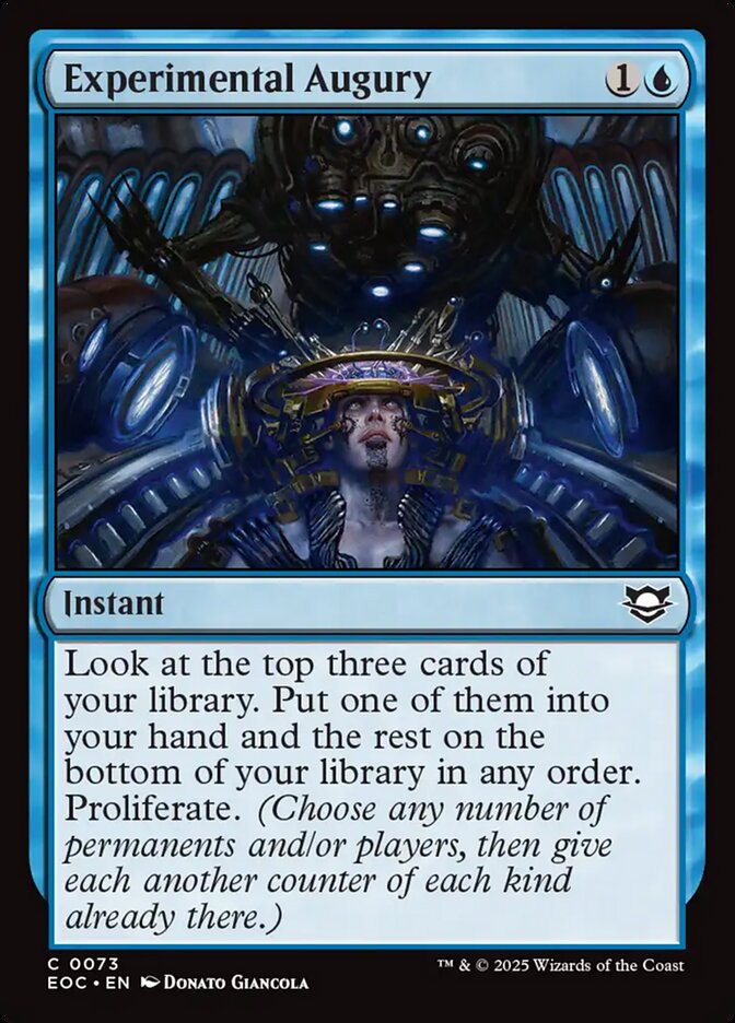 Experimental Augury 73 (Commander: Edge of Eternities)  | Good Games Adelaide SA