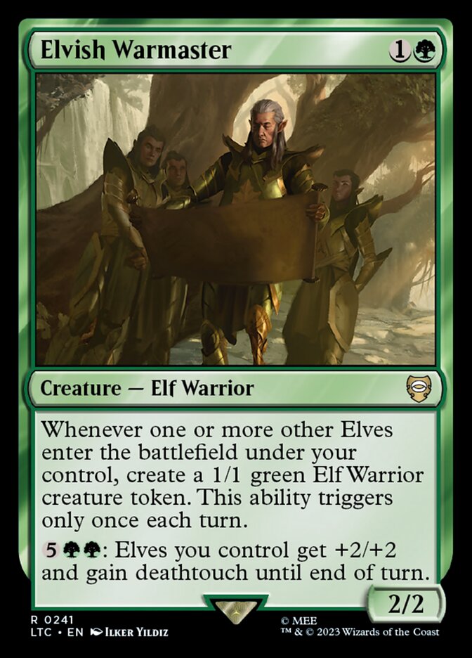 Elvish Warmaster 241 (Commander: The Lord of the Rings: Tales of Middle-earth)  | Good Games Adelaide SA