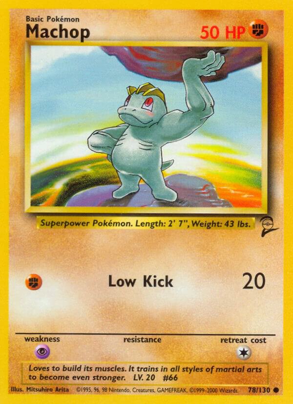 Machop 078/130 (Base Set 2)  | Good Games Adelaide SA