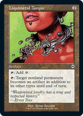 Liquimetal Torque Retro Frame Foil Etched 428 (Modern Horizons 2)  - Foil | Good Games Adelaide SA