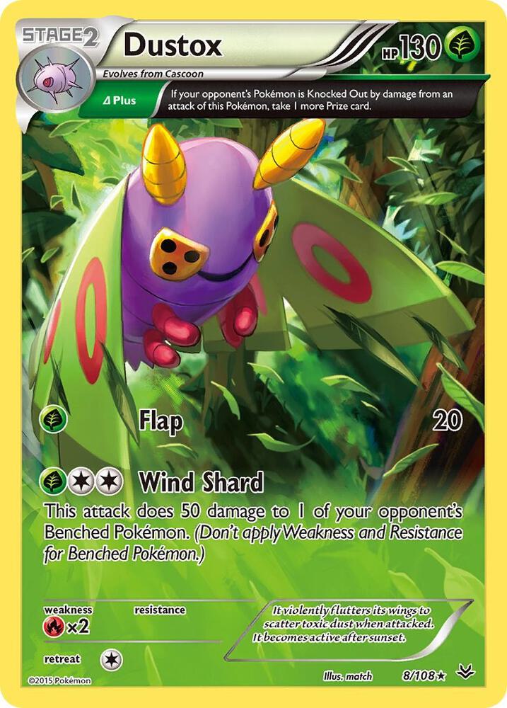 Dustox Delta 8/108 (XY - Roaring Skies)  | Good Games Adelaide SA