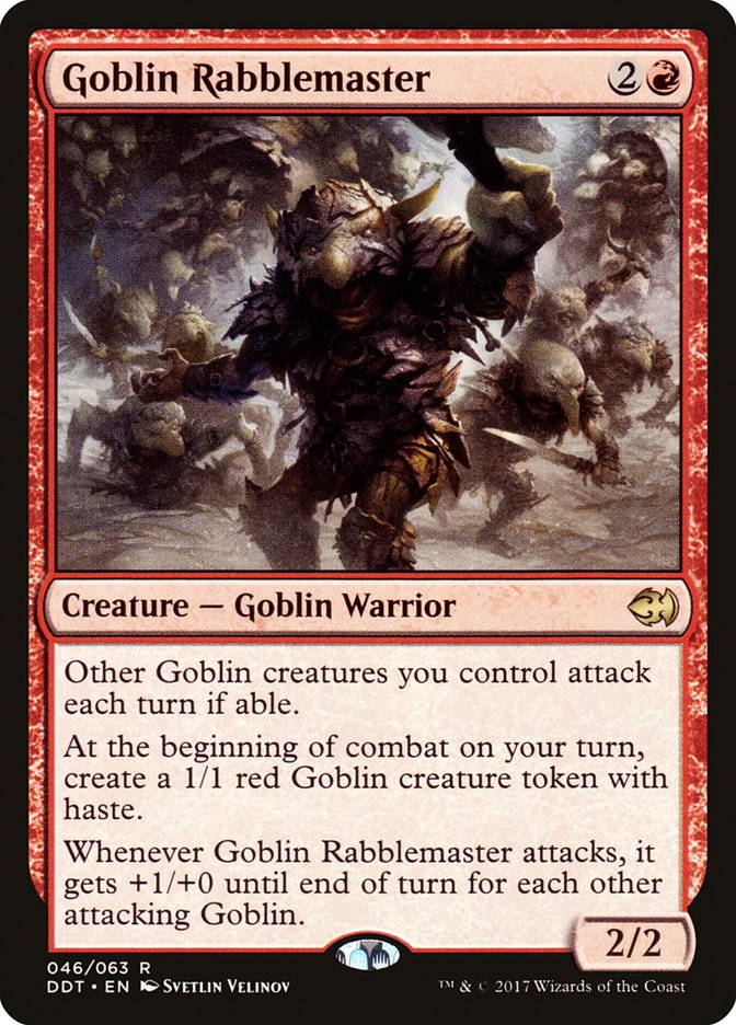 Goblin Rabblemaster 46 (Duel Decks: Merfolk vs. Goblins)  | Good Games Adelaide SA