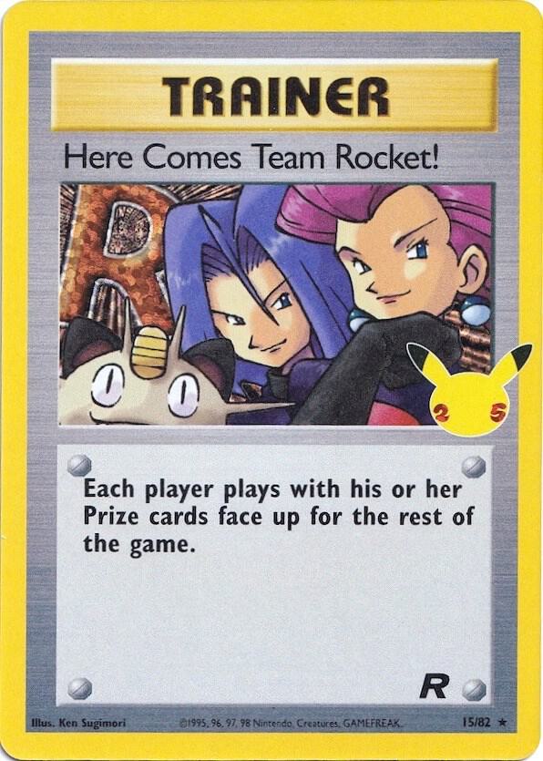 Here Comes Team Rocket! 15/82 (Celebrations: Classic Collection)  - Holofoil | Good Games Adelaide SA