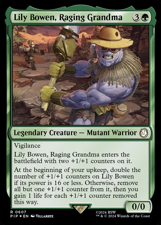 Lily Bowen, Raging Grandma 607 (Universes Beyond: Fallout)  - Foil | Good Games Adelaide SA