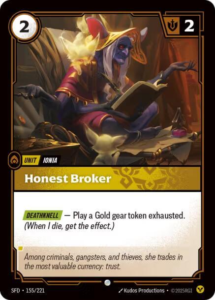 Honest Broker 155/221 (Spiritforged)  | Good Games Adelaide SA