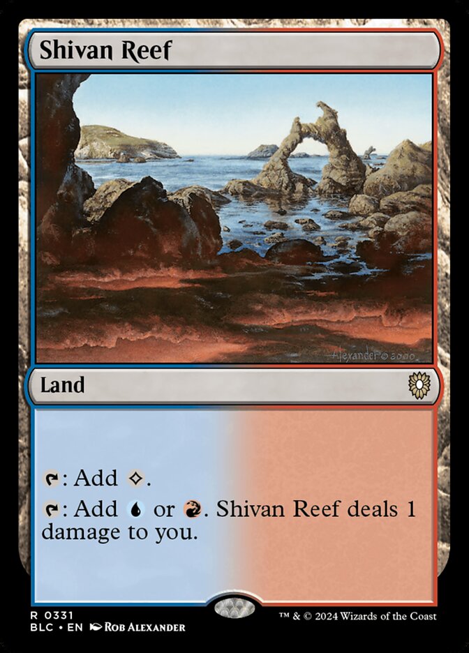 Shivan Reef 331 (Commander: Bloomburrow)  | Good Games Adelaide SA