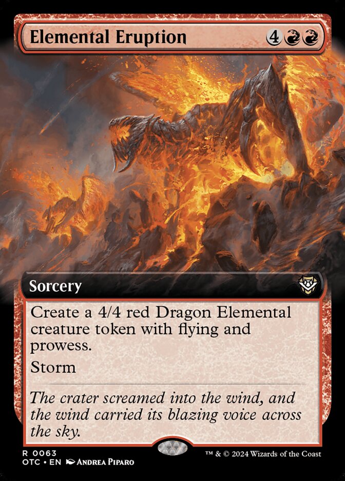 Elemental Eruption 63 (Commander: Outlaws of Thunder Junction)  | Good Games Adelaide SA