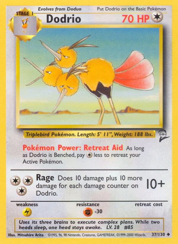 Dodrio 037/130 (Base Set 2)  | Good Games Adelaide SA