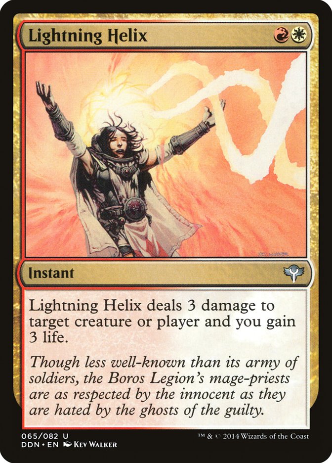 Lightning Helix 65 (Duel Decks: Speed vs. Cunning)  | Good Games Adelaide SA