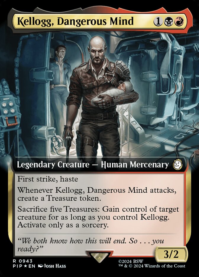Kellogg, Dangerous Mind 943 (Universes Beyond: Fallout)  - Foil | Good Games Adelaide SA