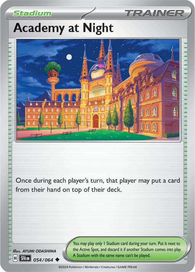 Academy at Night 054/064 (SV: Shrouded Fable)  | Good Games Adelaide SA
