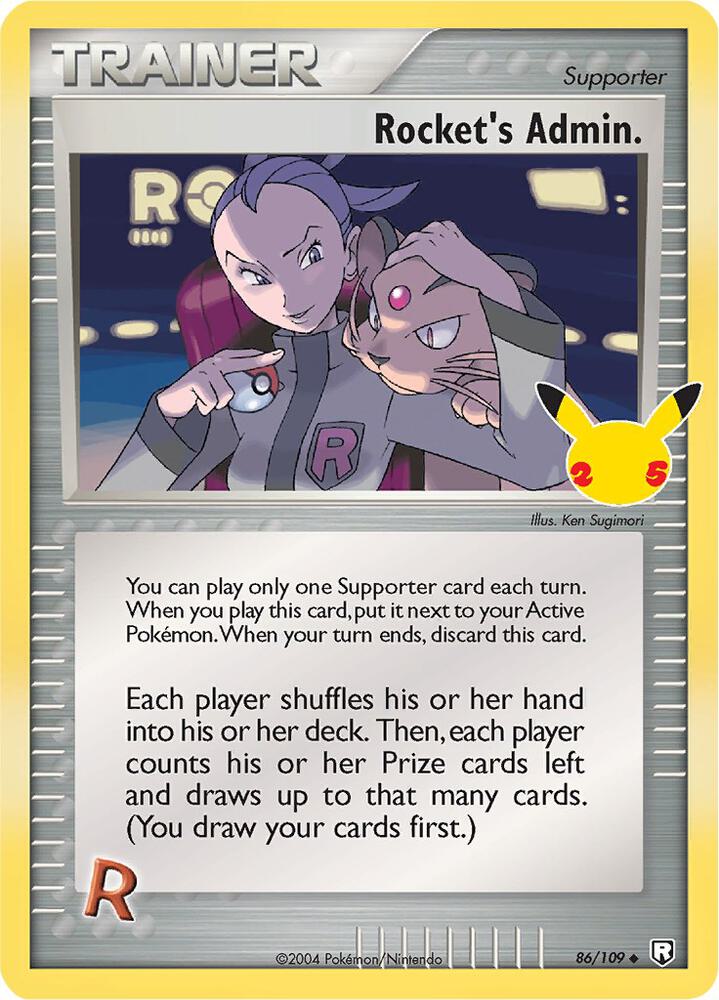Rockets Admin 86/109 (Celebrations: Classic Collection)  - Holofoil | Good Games Adelaide SA