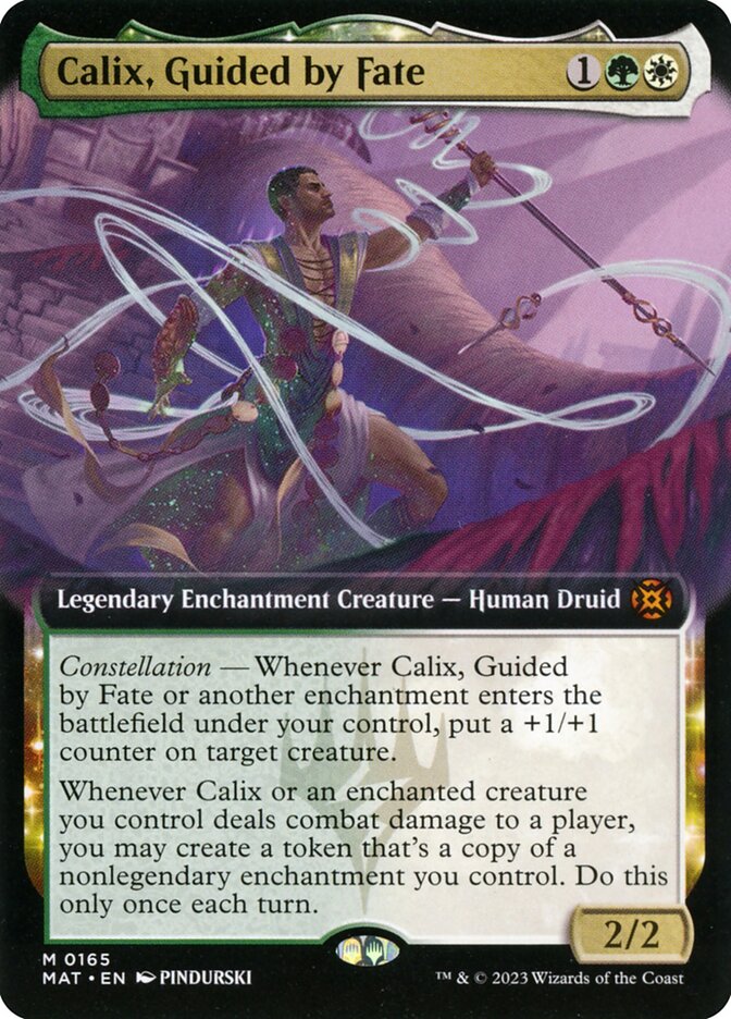 Calix, Guided by Fate 165/50 (March of the Machine: The Aftermath)  - Extended Art | Good Games Adelaide SA
