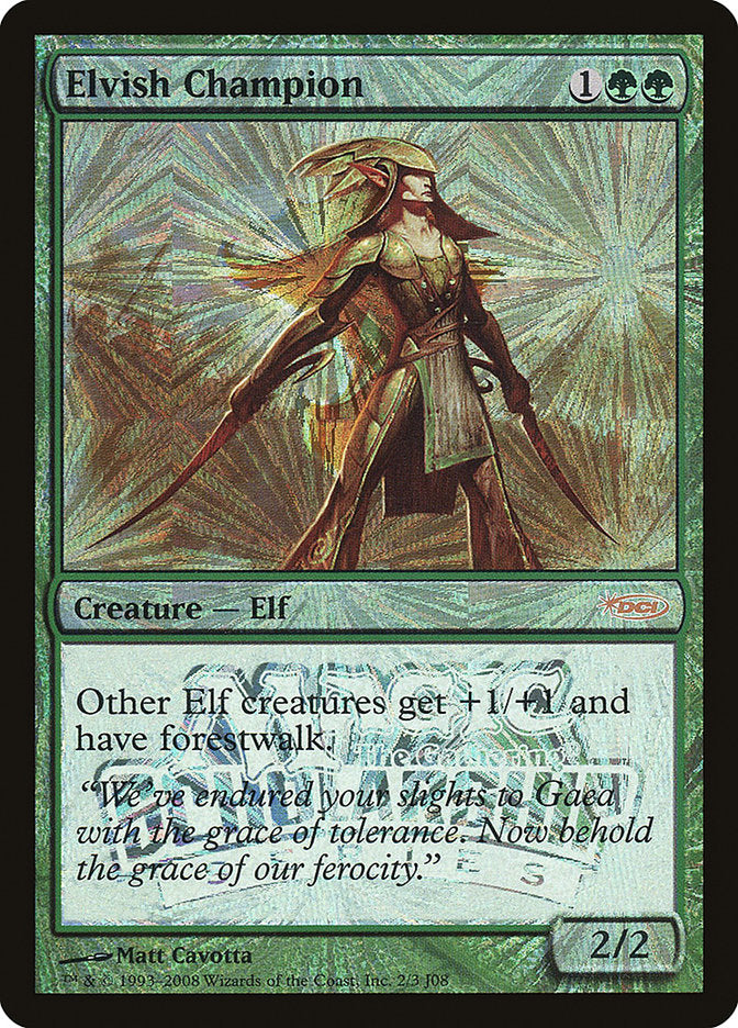 Elvish Champion Scholarship Series 2 (Junior Series Promos)  - Foil | Good Games Adelaide SA