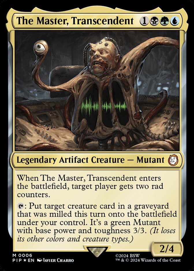 The Master, Transcendent 6 (Universes Beyond: Fallout)  - Foil | Good Games Adelaide SA